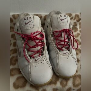 Vintage white and pink Nike Airs